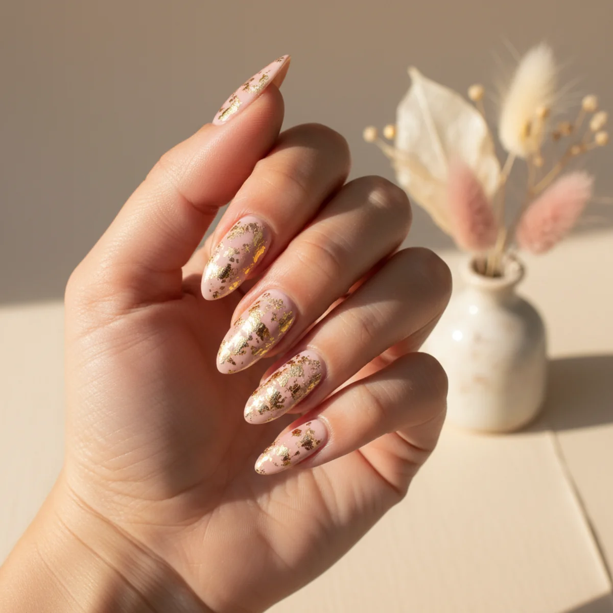 3D Pearl Encasement — long nail design ideas