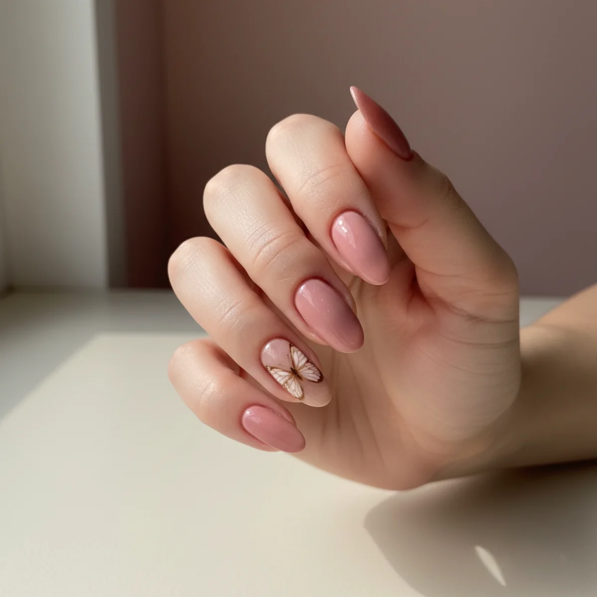 Negative-Space Cobweb — long nail design ideas