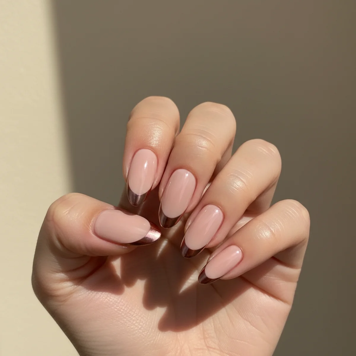 Floating Flake Encasement — long nail design ideas