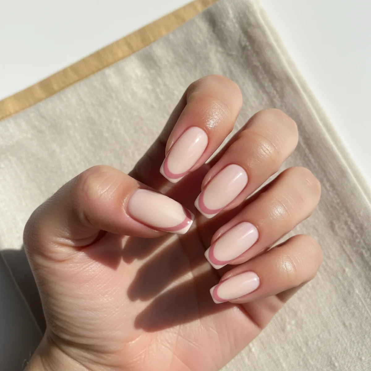 Animated Outline — long nail design ideas