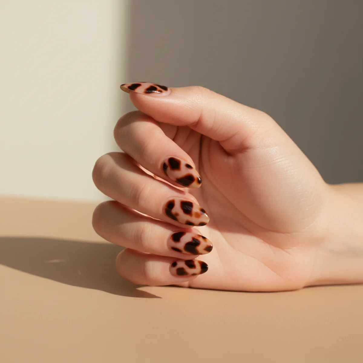 Mirror Chrome Side Stripe — long nail design ideas