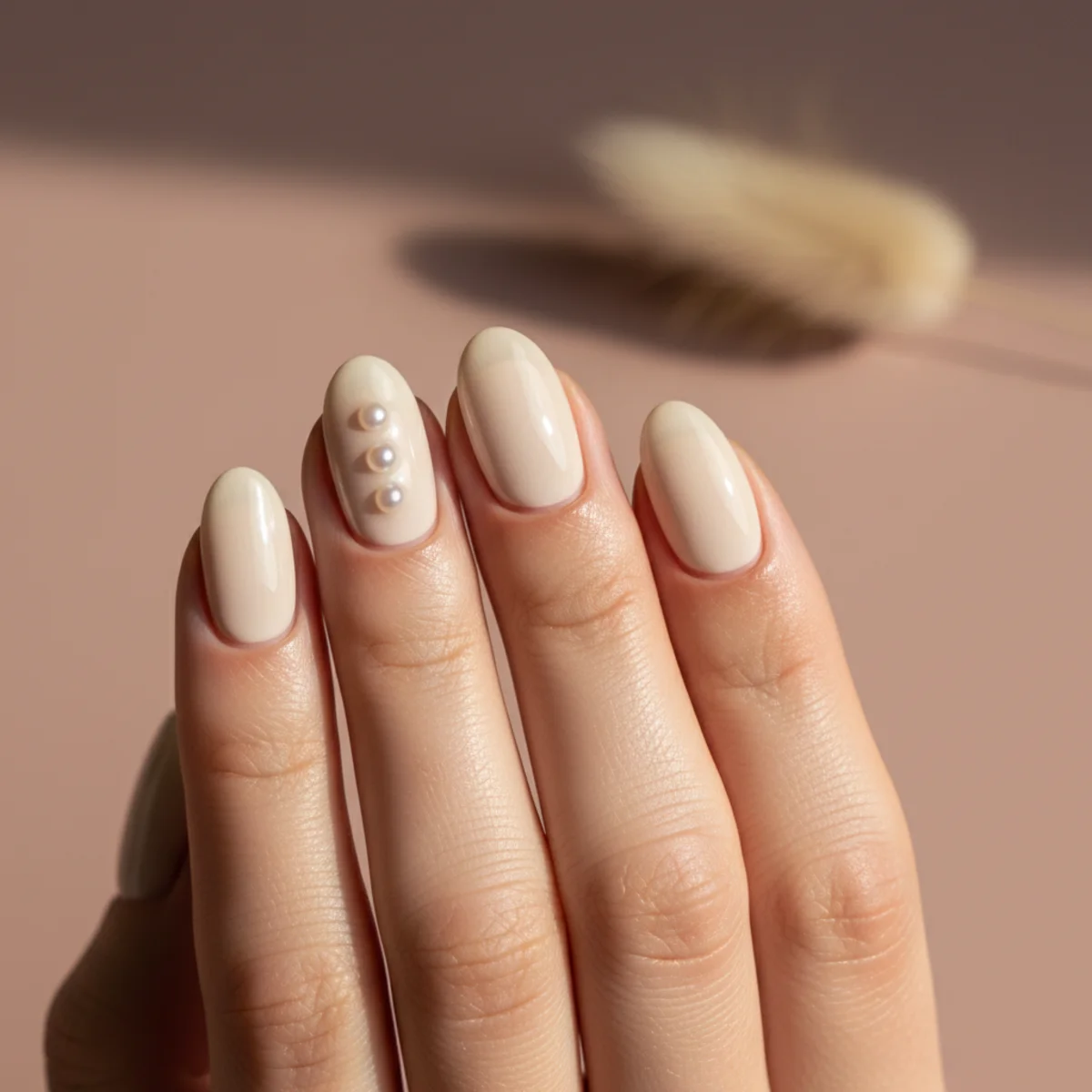 Negative French Half — minimalist nail design ideas