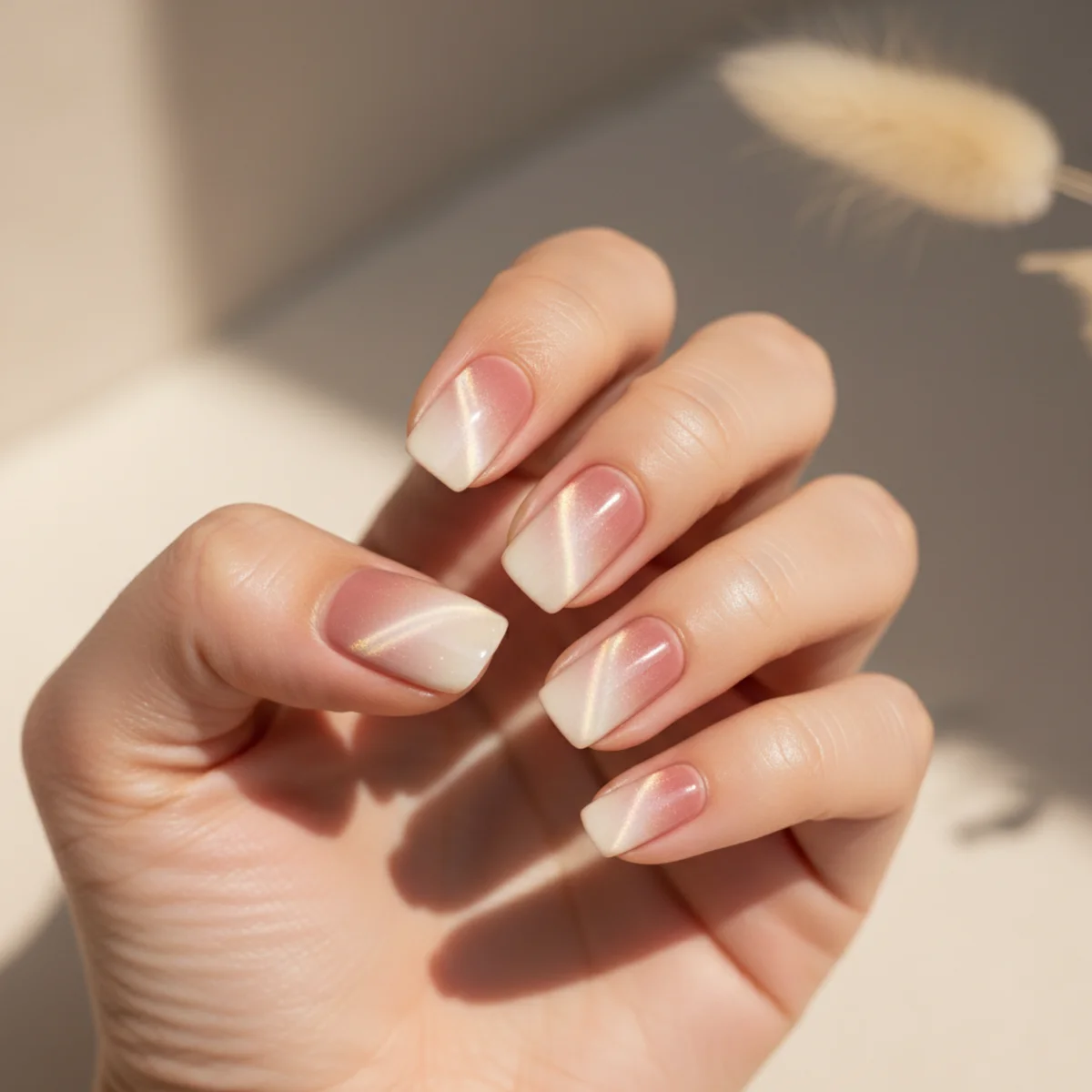 Pearl Cluster Single — minimalist nail design ideas