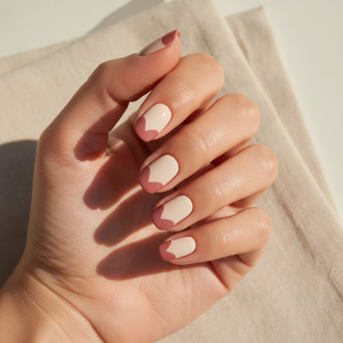 Sheer Mauve Minimalist — minimalist nail design ideas