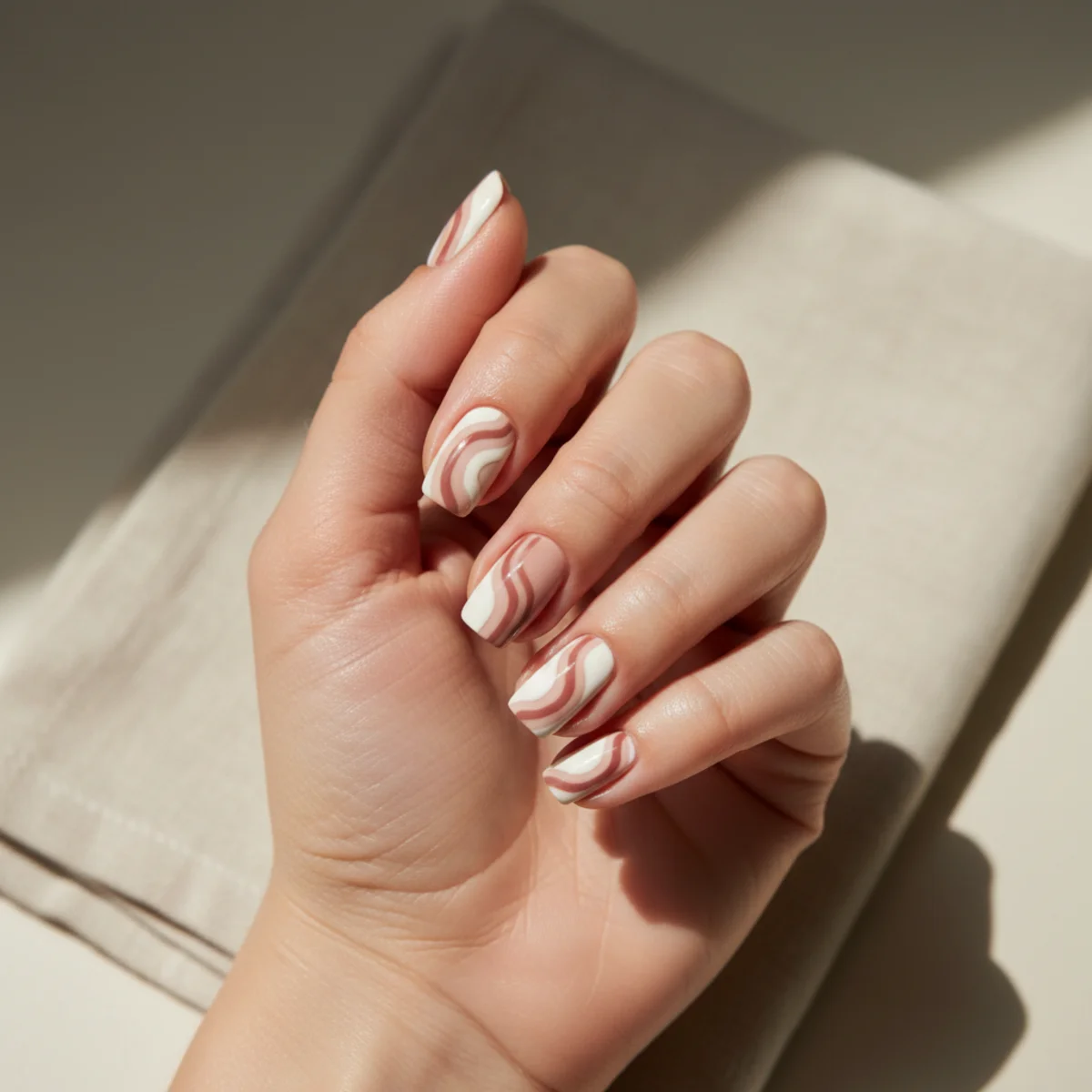 Sheer Milky Base — minimalist nail design ideas