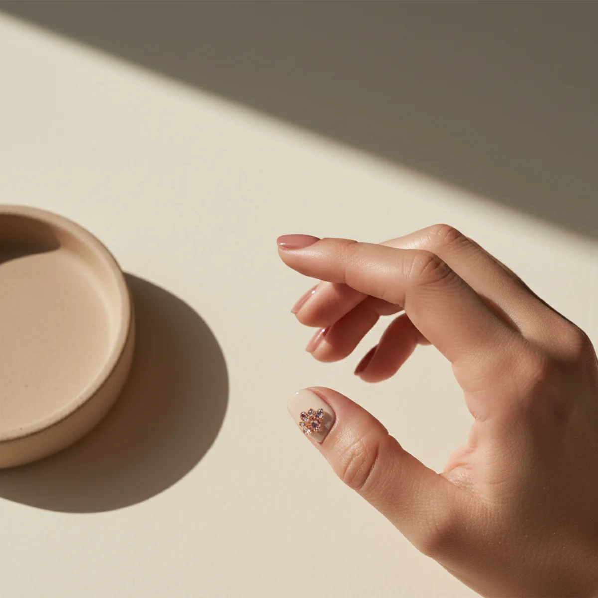 Micro French Pink — minimalist nail design ideas