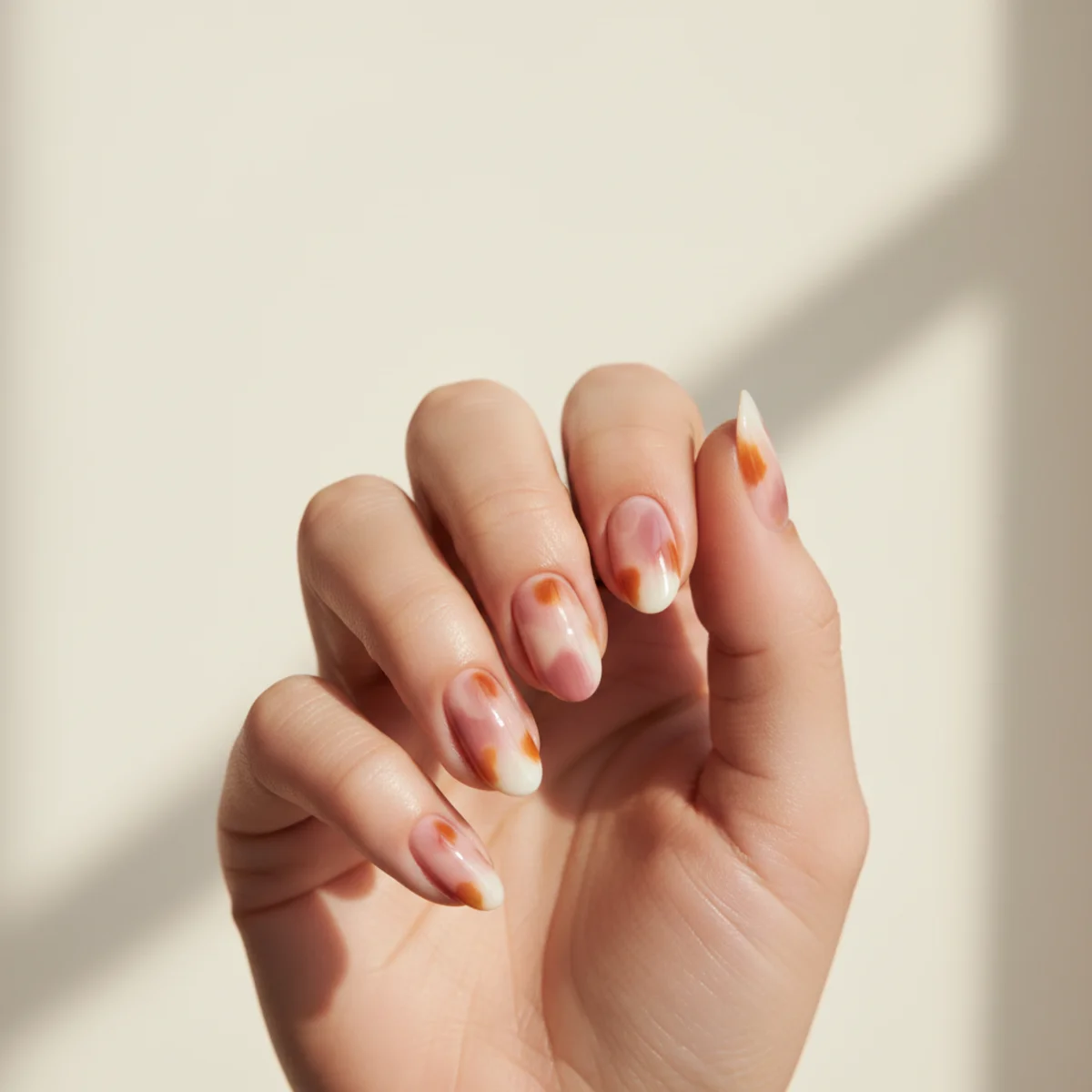 Sheer Plum With Pearl Minimalist — minimalist nail design ideas