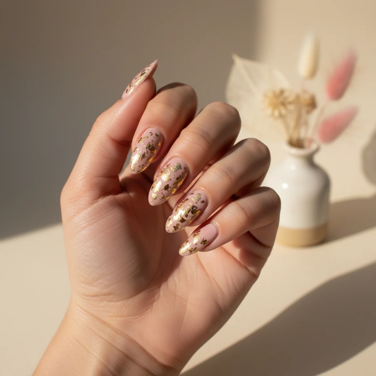 Micro French Pink — nail art design ideas for short nails