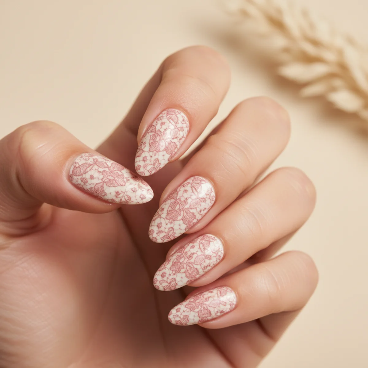 Cherry Blossom Sprig — nail art design ideas for short nails