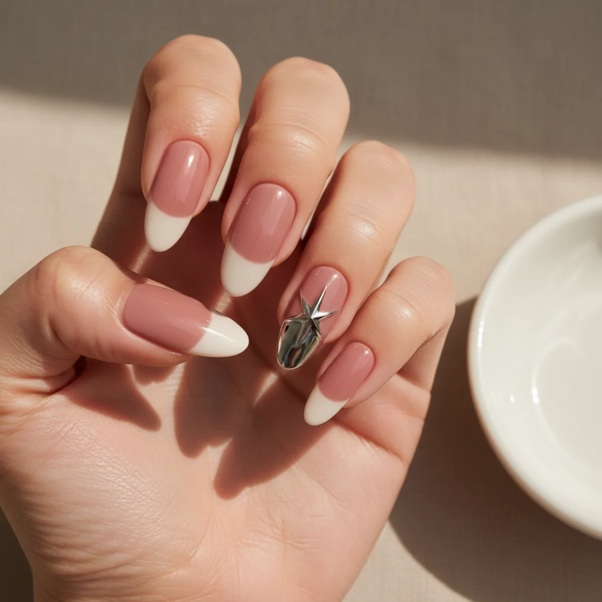 Sheer Tortoise Short — nail art design ideas for short nails