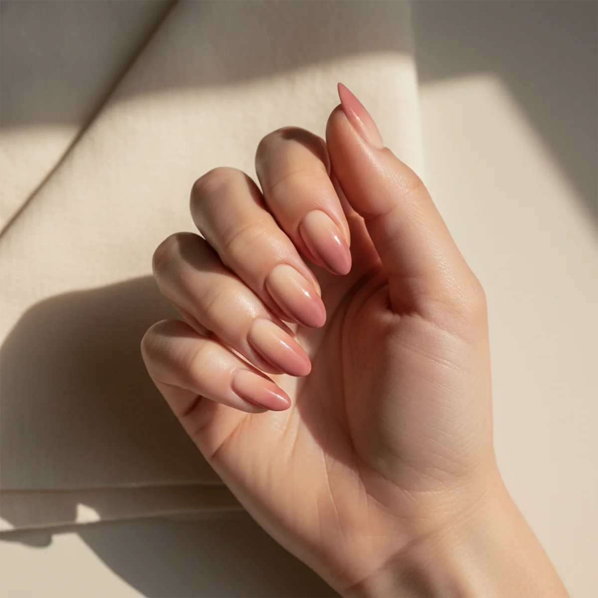 Pearl Mermaid Half-Moon — nail art design ideas