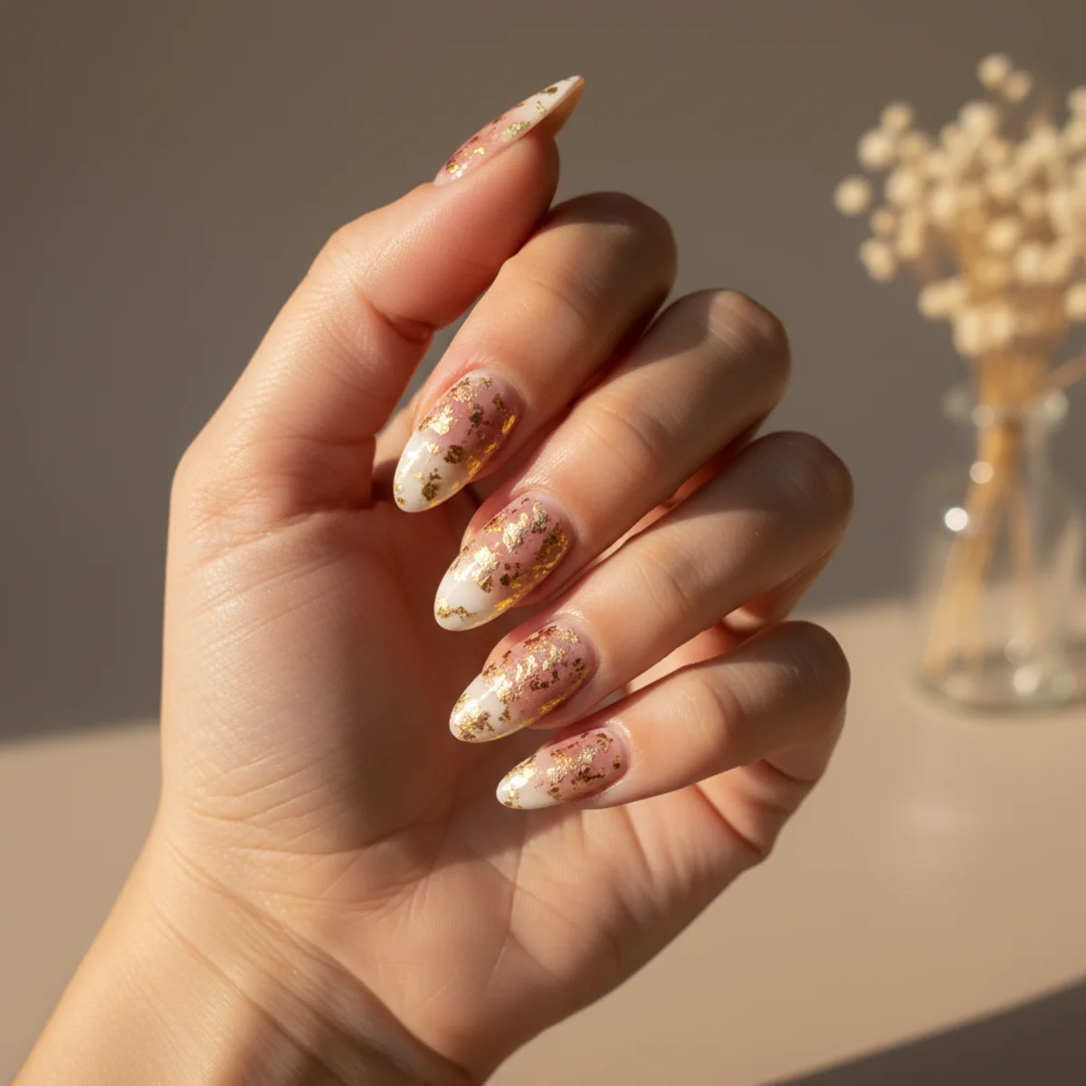 Three-Tone Vertical Stripe — nail art design ideas