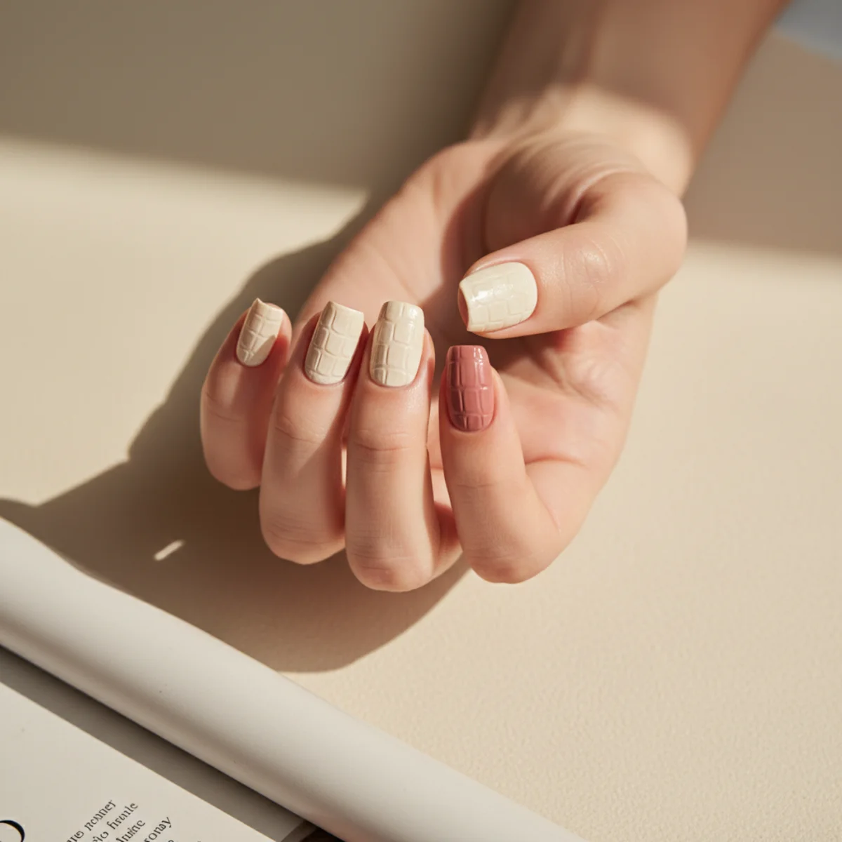 Bubble Aura — nail art design ideas