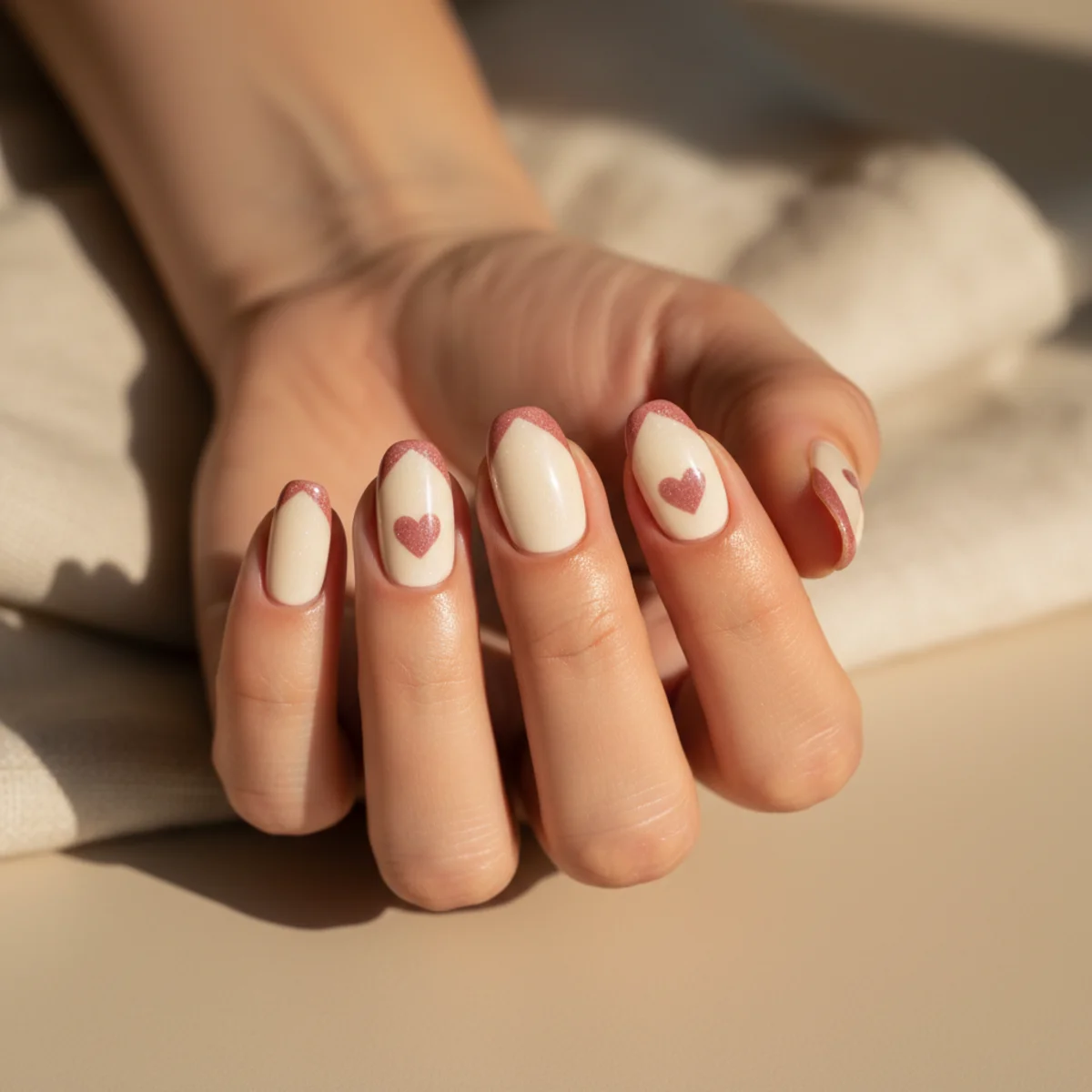 Cloud Painted Over Chrome — nail art design ideas