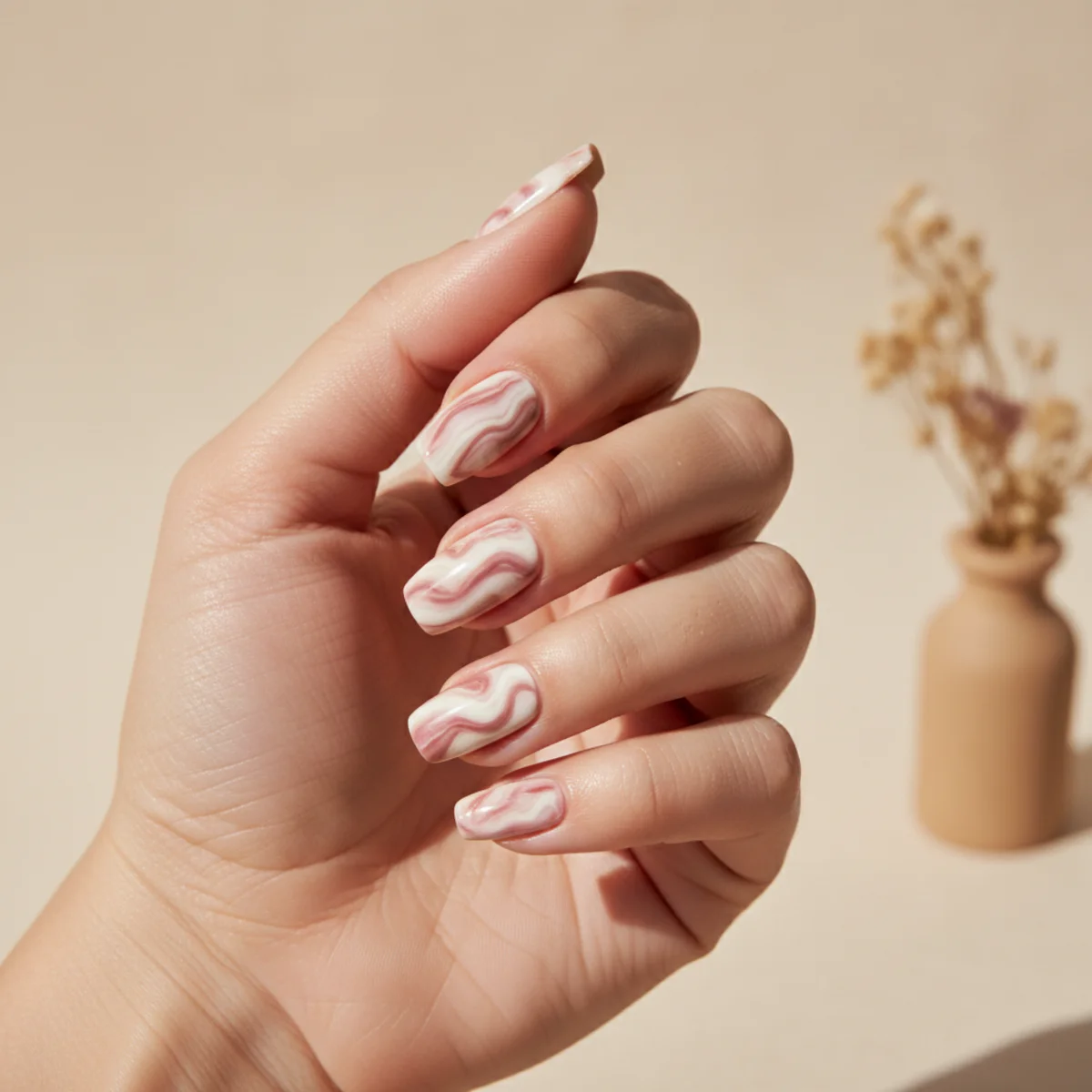 Sugar Effect Pink — nail art design ideas