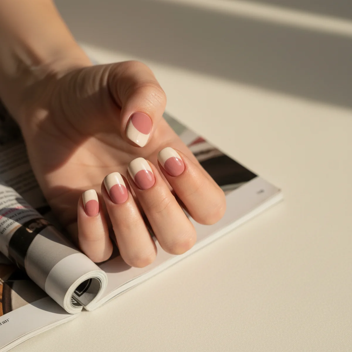 Color Block Triangle — nail art design ideas