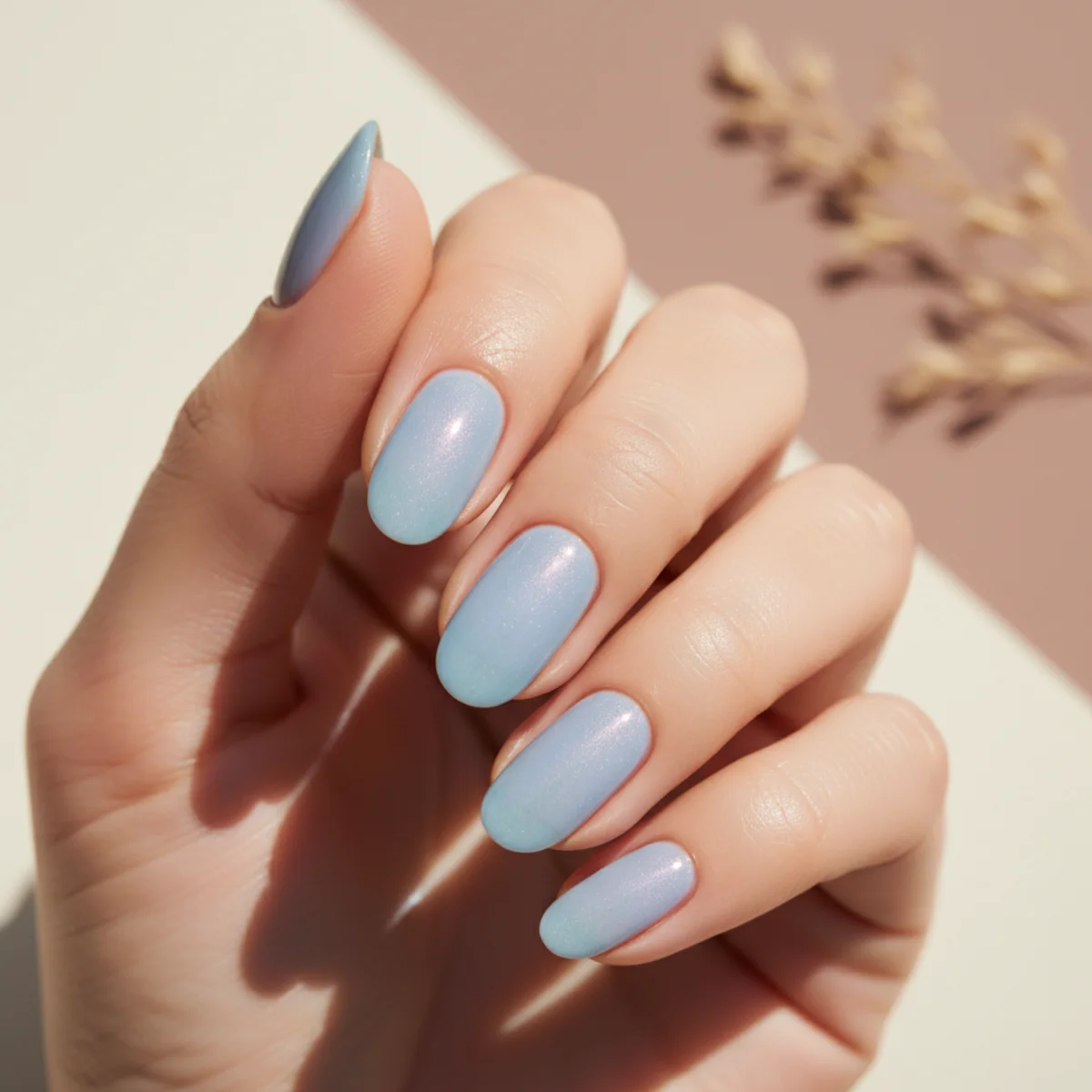 Sheer Pink Glaze With Star Confetti — nail art design ideas