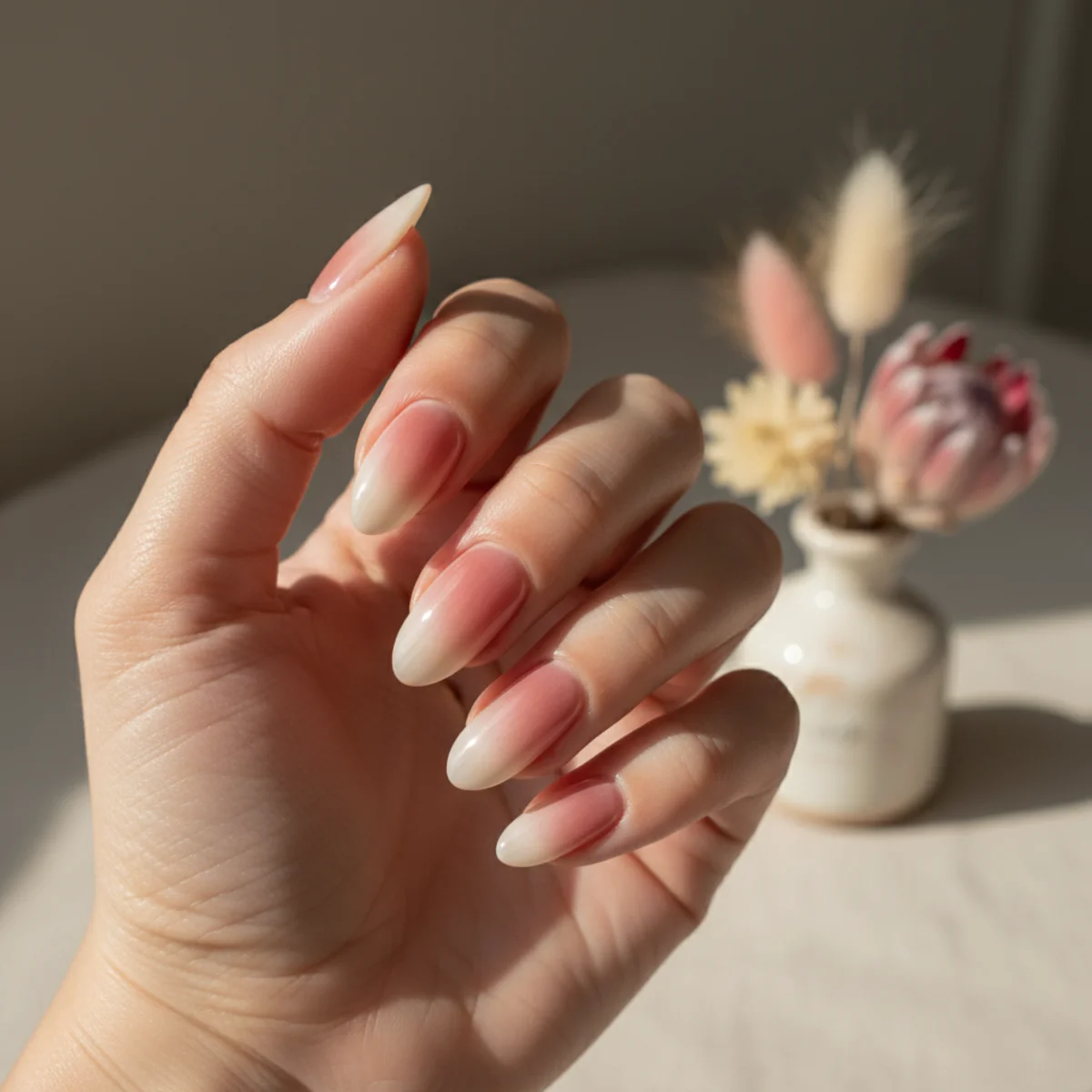 White Micro French — nail color design ideas