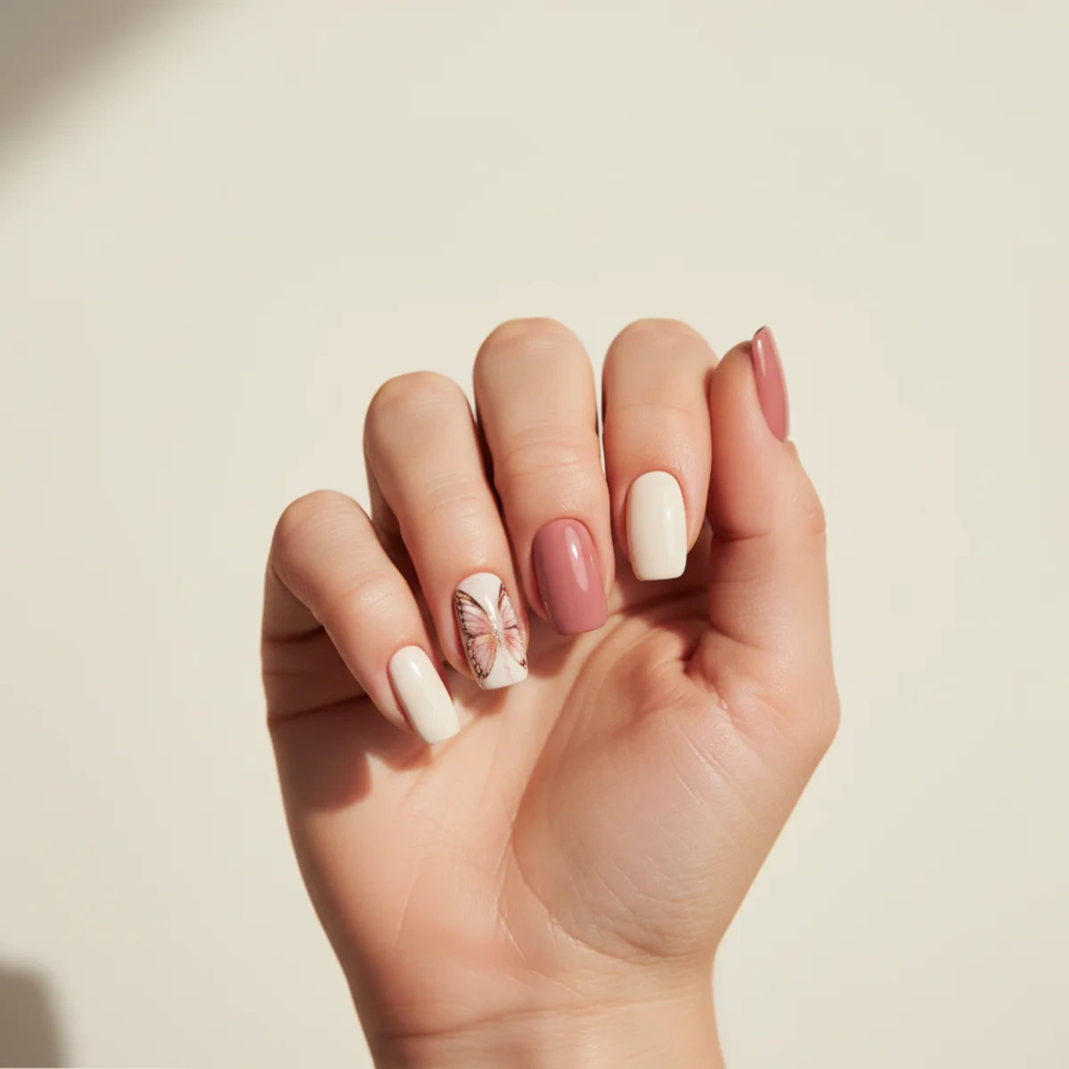 Red French Tip — nail color design ideas