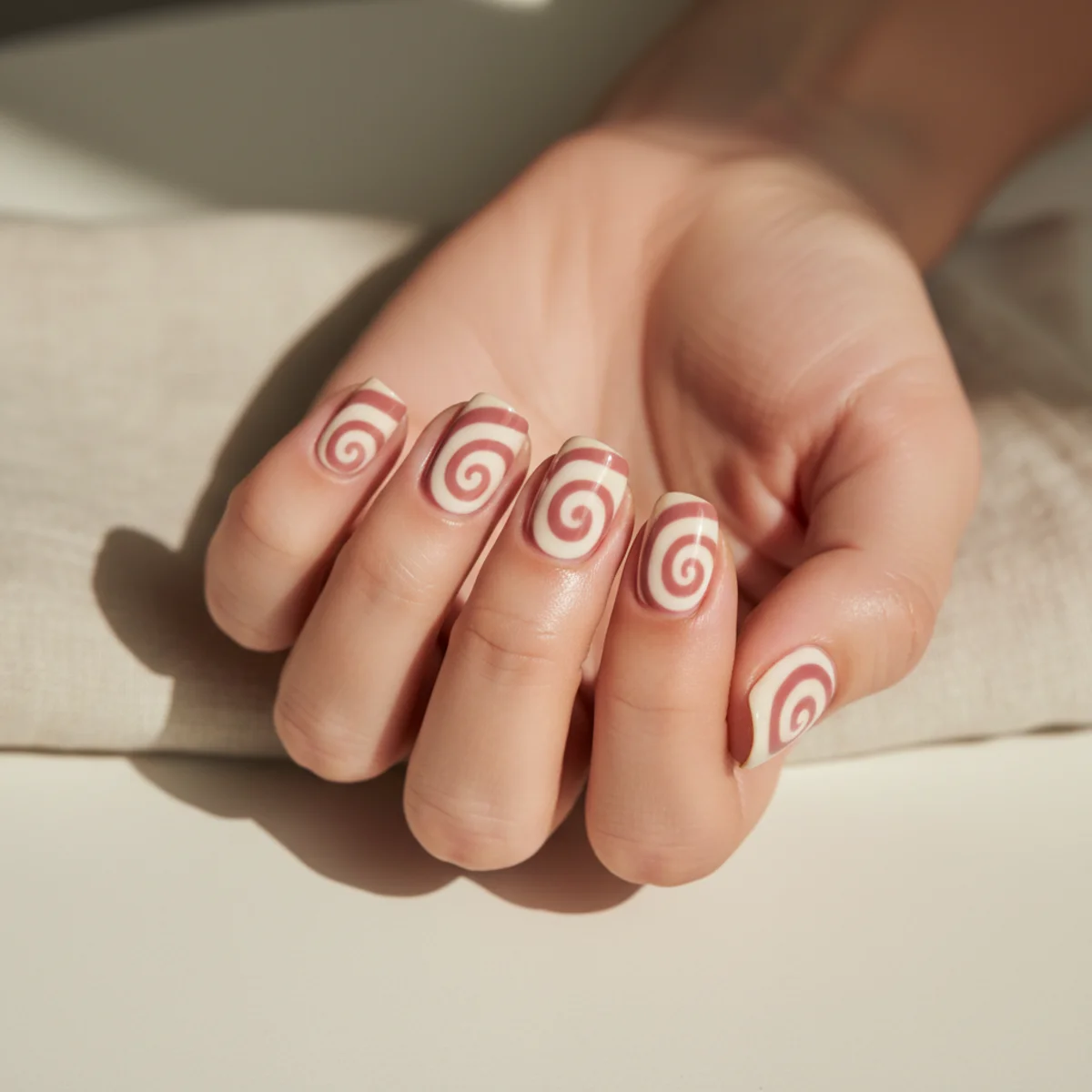 Pink French Tip — nail color design ideas