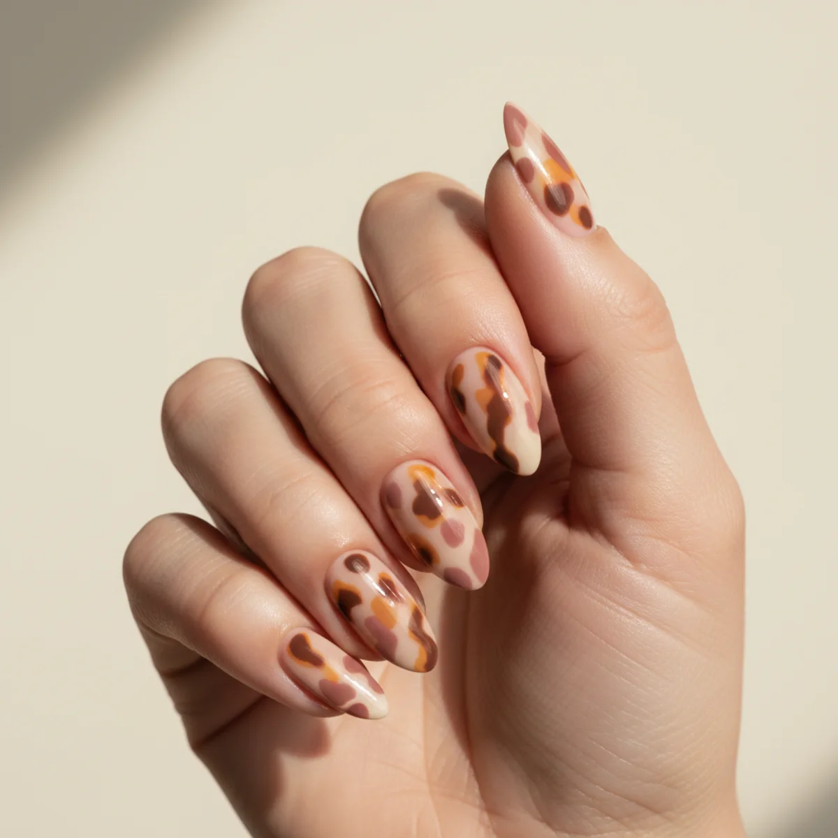 Pink With Pearl Accent — nail color design ideas