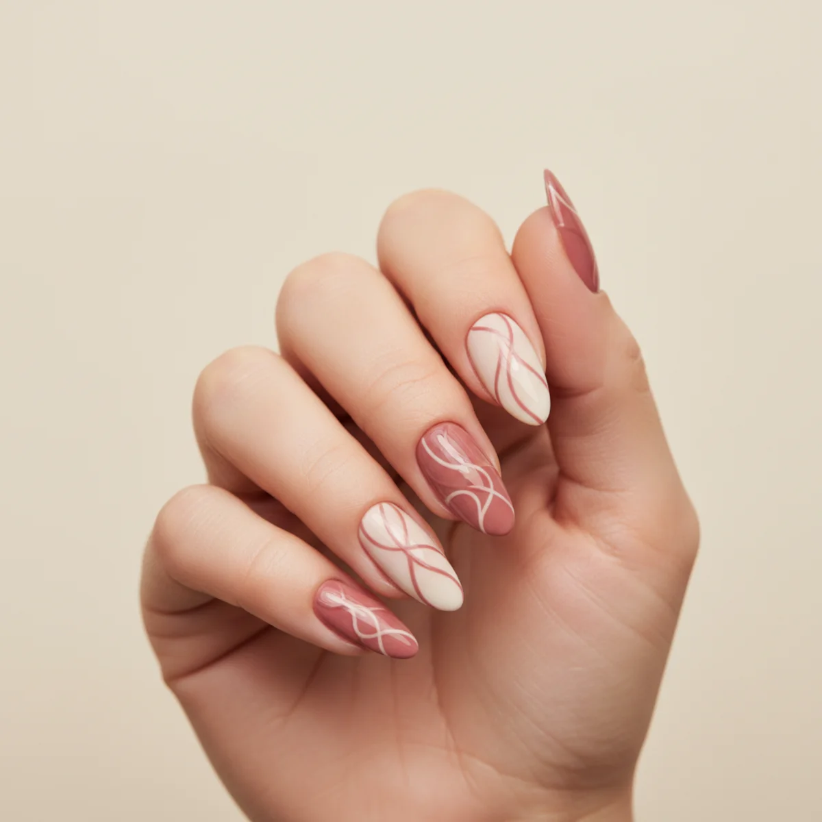 Blue Micro French — nail color design ideas