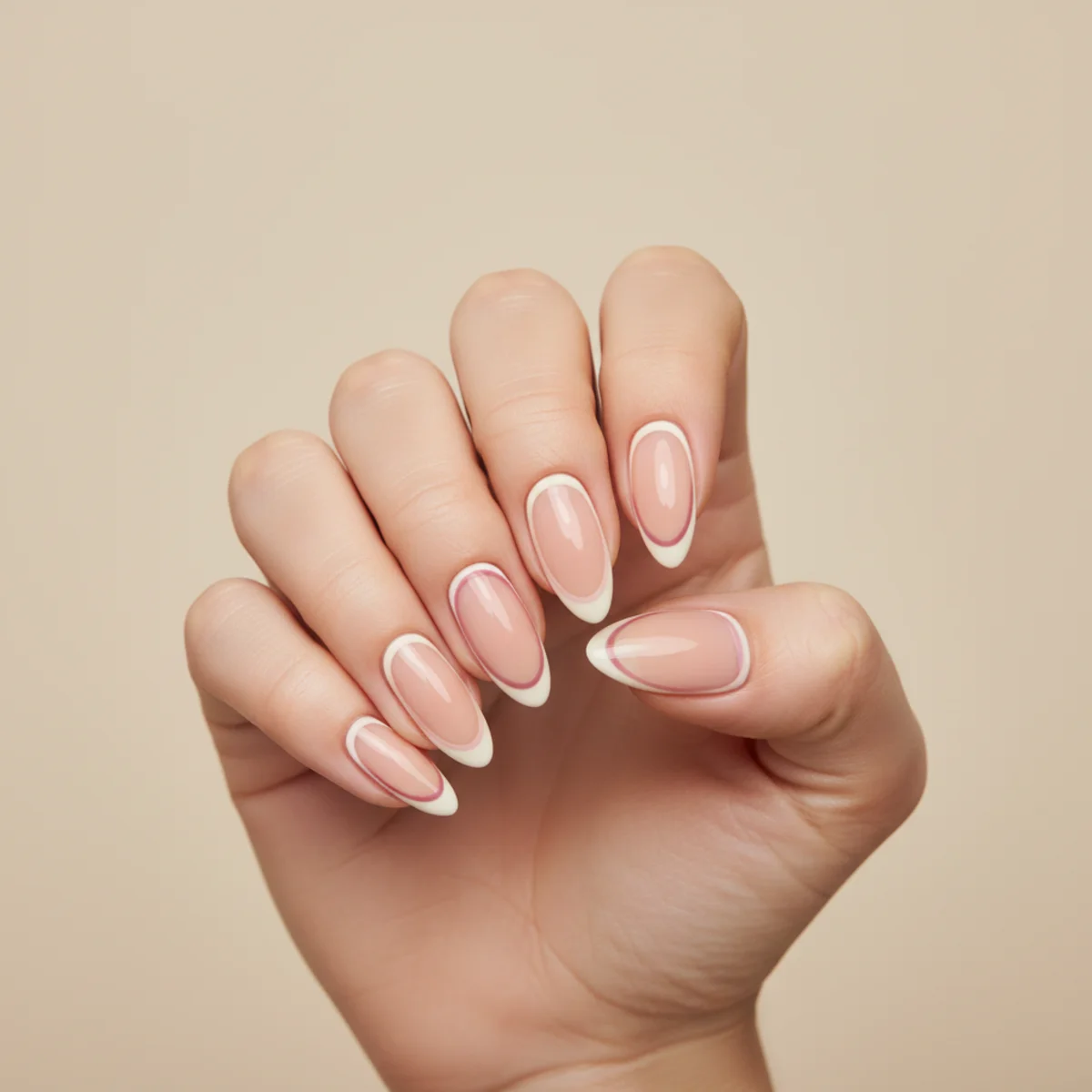 Cherry Charm On Almond — nail design ideas almond shape
