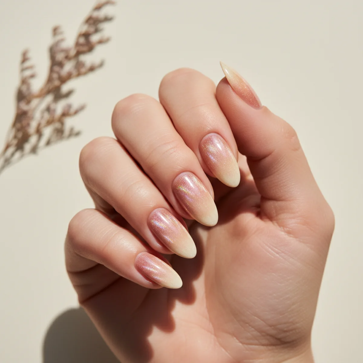 Magnetic Cat Eye On Almond — nail design ideas almond shape