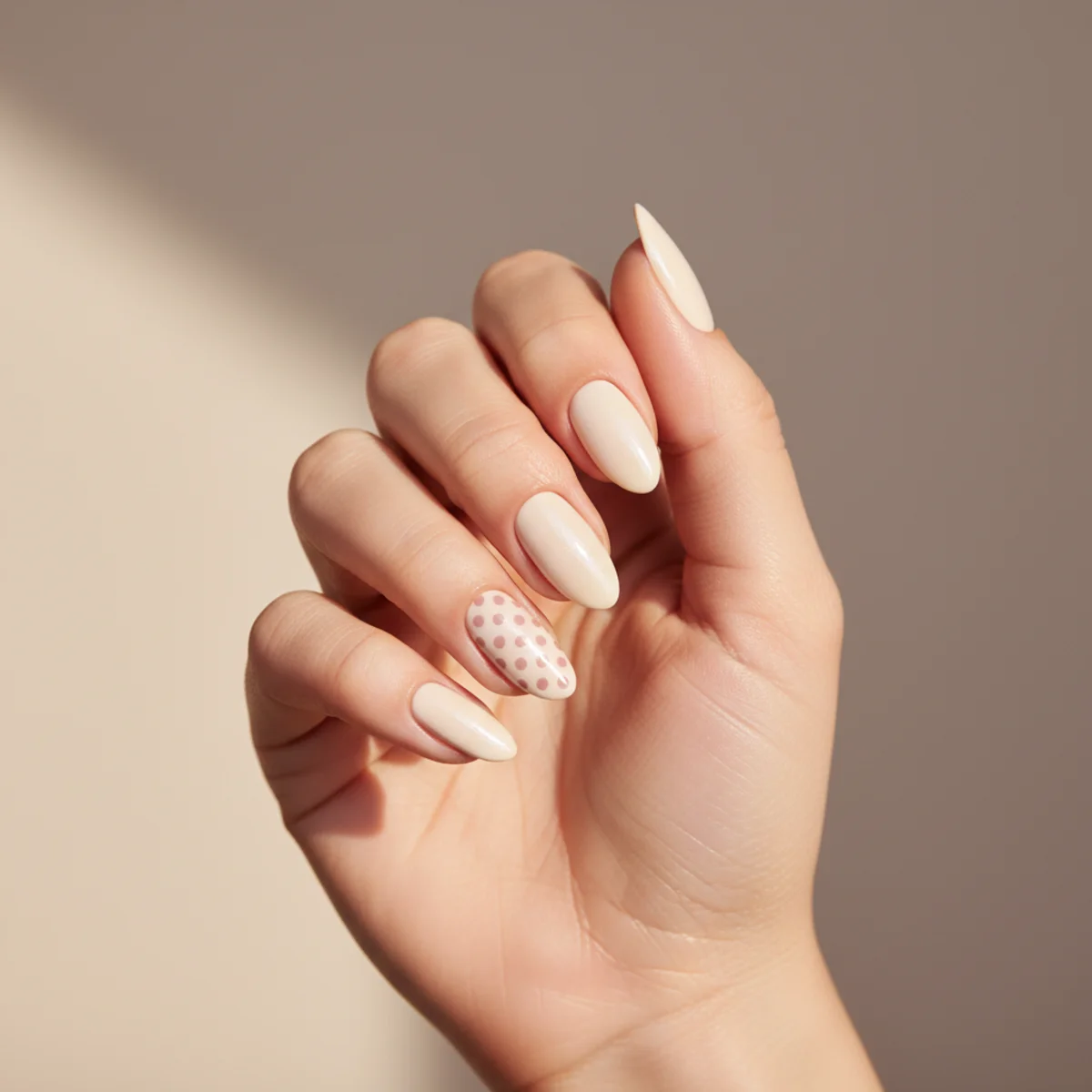 Negative Space French On Almond — nail design ideas almond shape