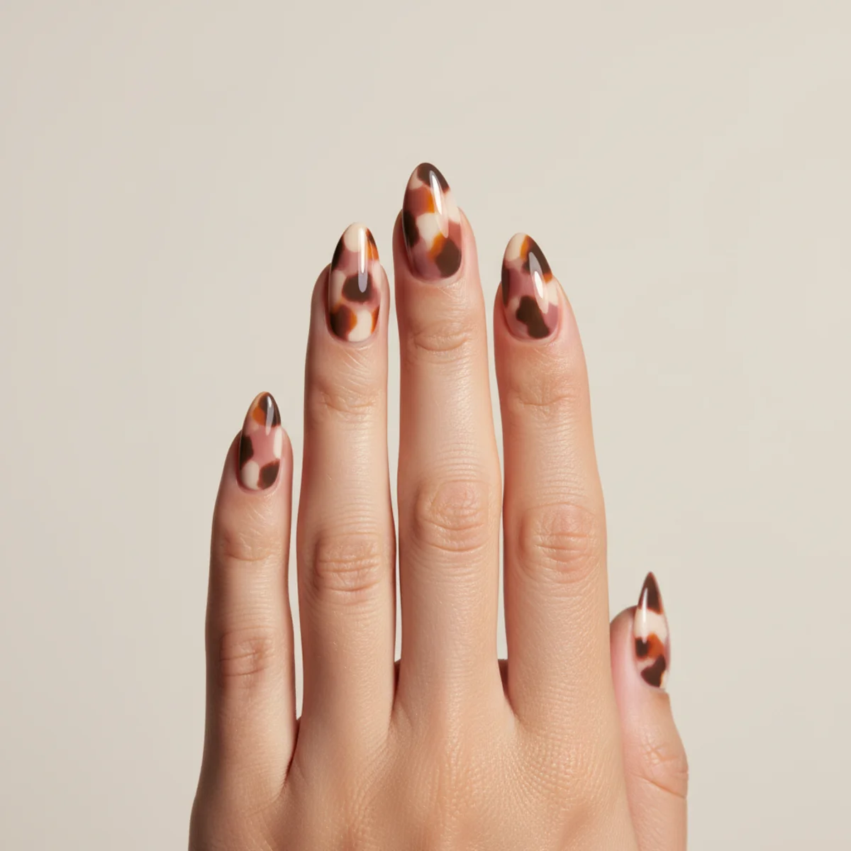 Glazed Berry On Almond — nail design ideas almond shape