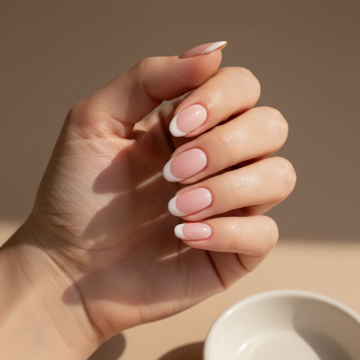 Cherry Glaze On Almond — nail design ideas almond shape