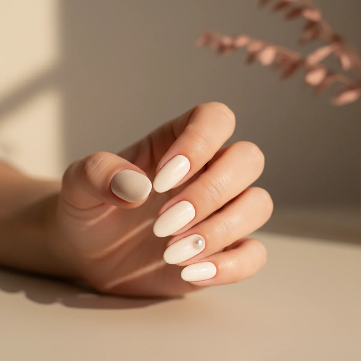 Glazed Cherry With Stem Detail — nail design ideas at home