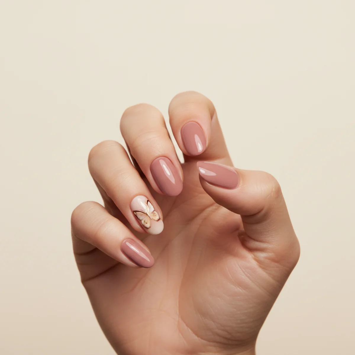 Negative Space Half French — nail design ideas at home
