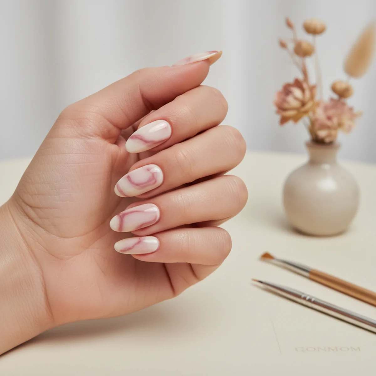 Butterfly Wing Single Accent — nail design ideas at home