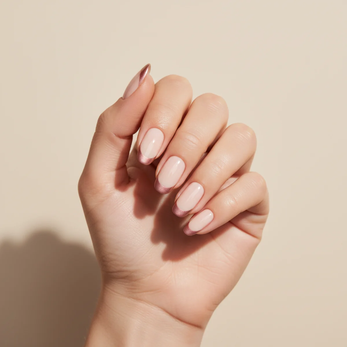 Lace French Tip — nail design ideas at home