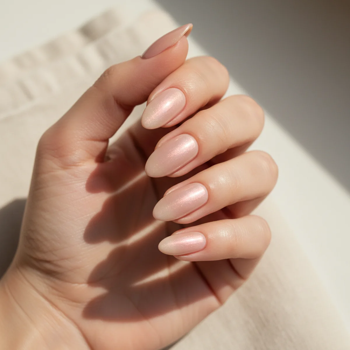 Cloud Painted Over Chrome — nail design ideas