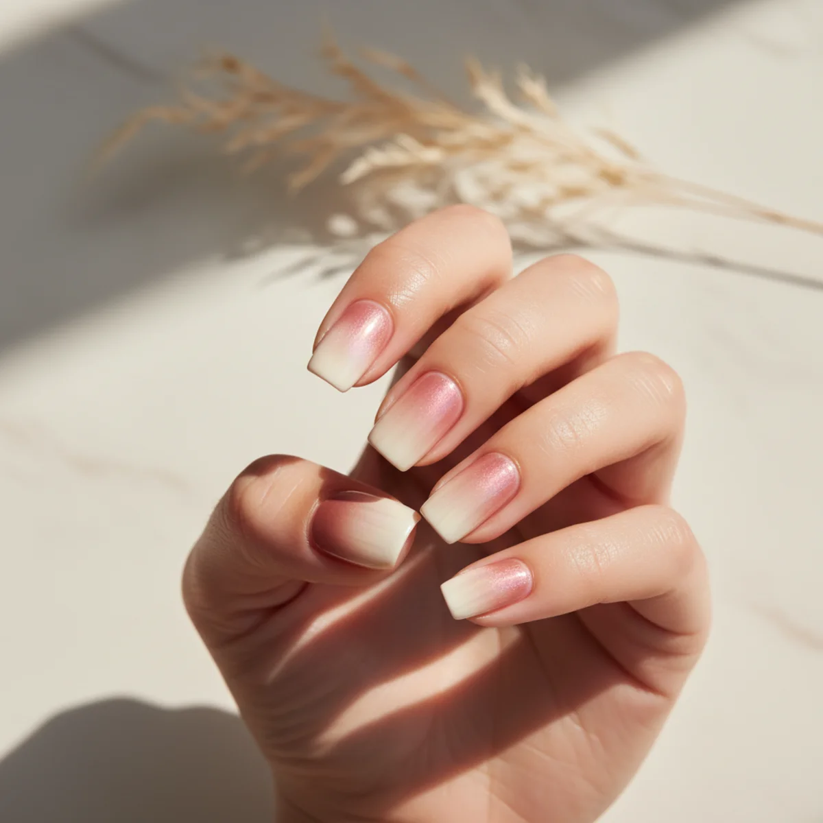 Glazed Donut With Pink Undertone — nail design ideas