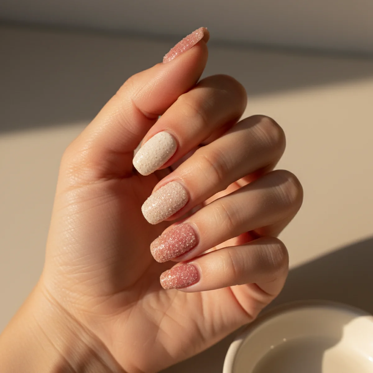 Aurora Pearl Shift — nail design ideas