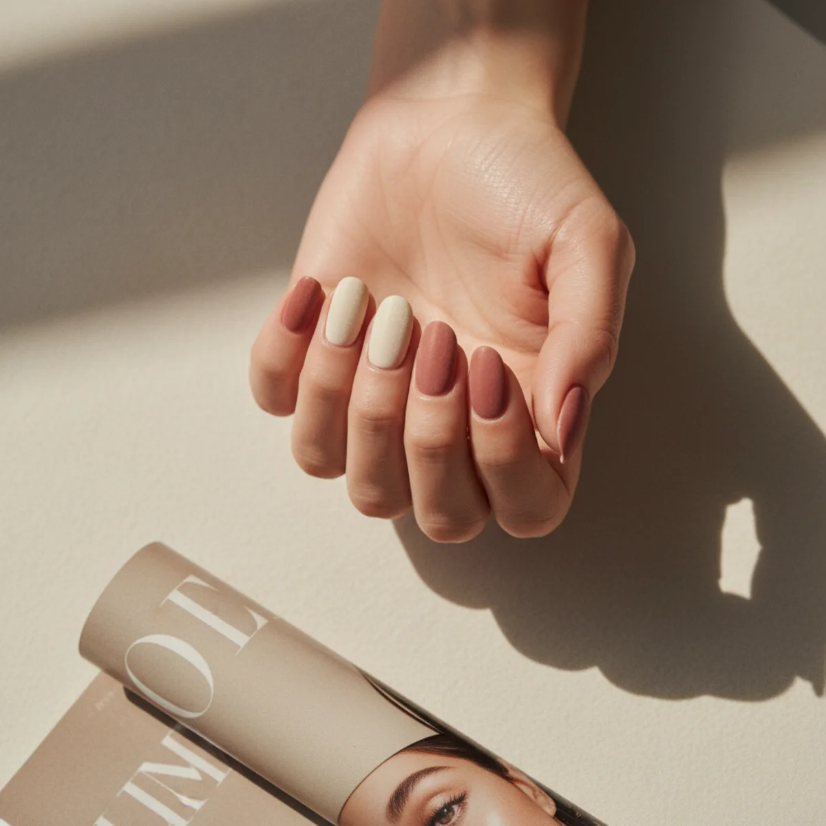 Coral Ombre — ombre nail design ideas