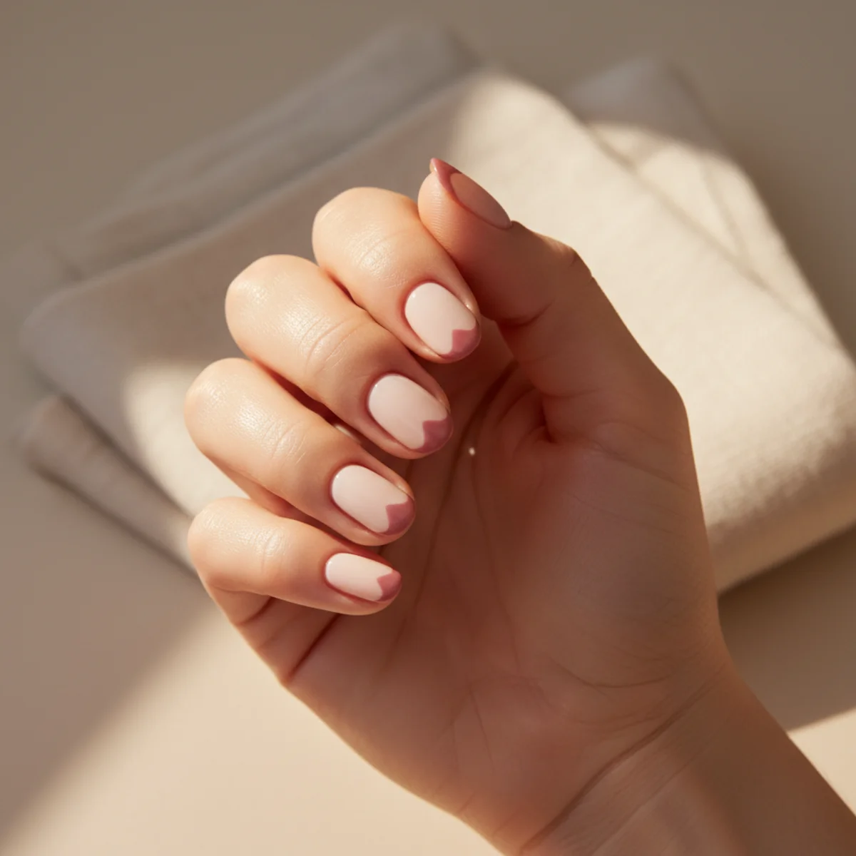 Cherry Ombre — ombre nail design ideas