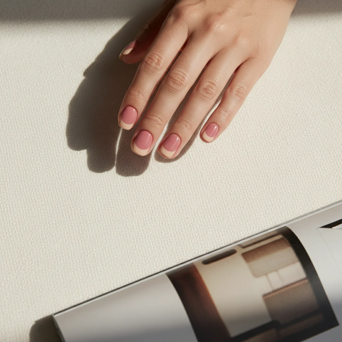 Latte Ombre — ombre nail design ideas