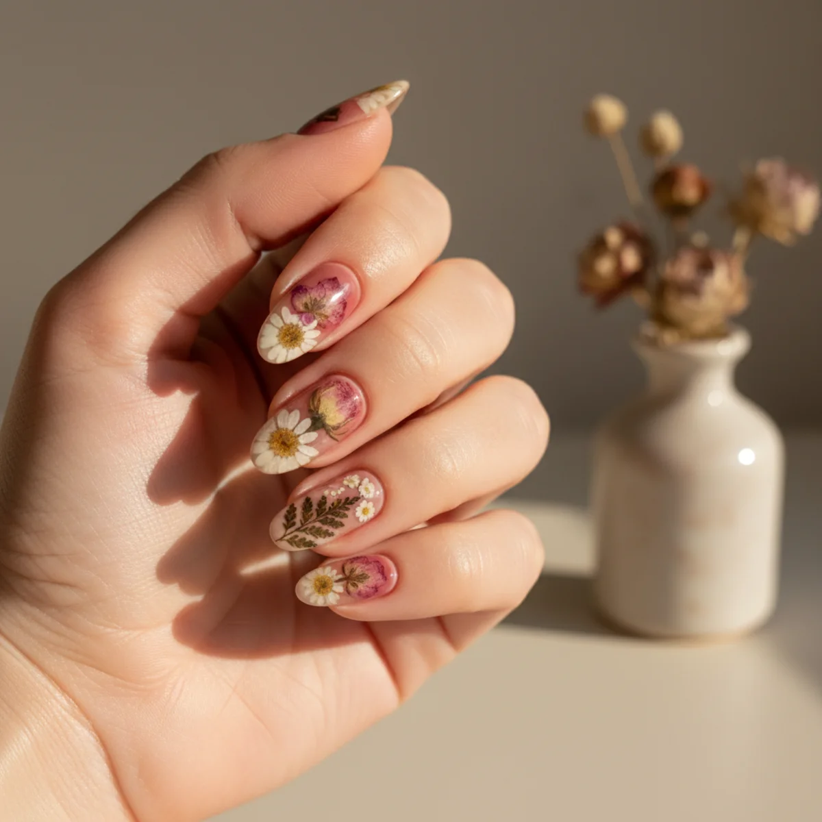 Burgundy Ombre — ombre nail design ideas