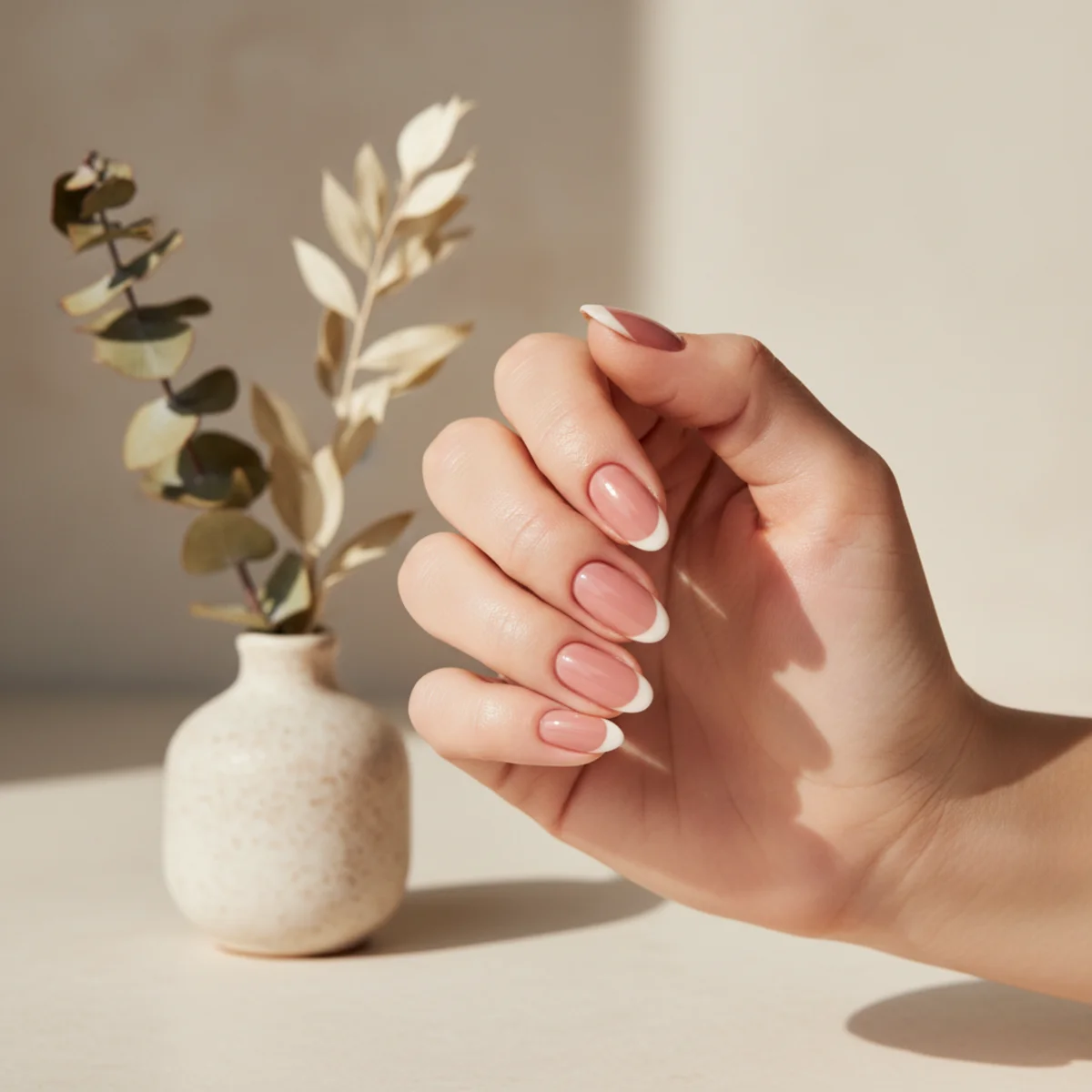 Strawberry Milk Sheer Wash — seasonal nail design ideas