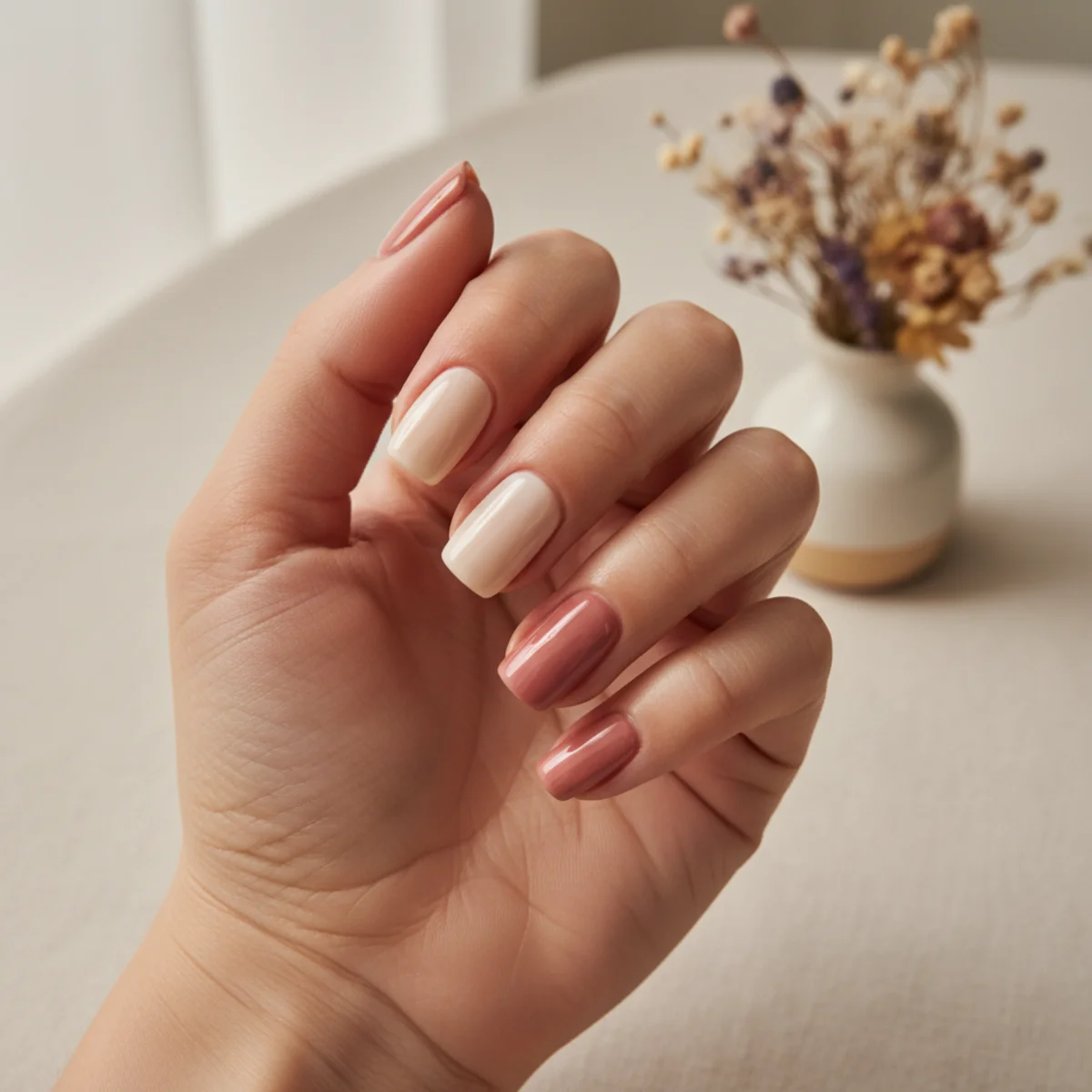Sheer Cherry Glaze — seasonal nail design ideas