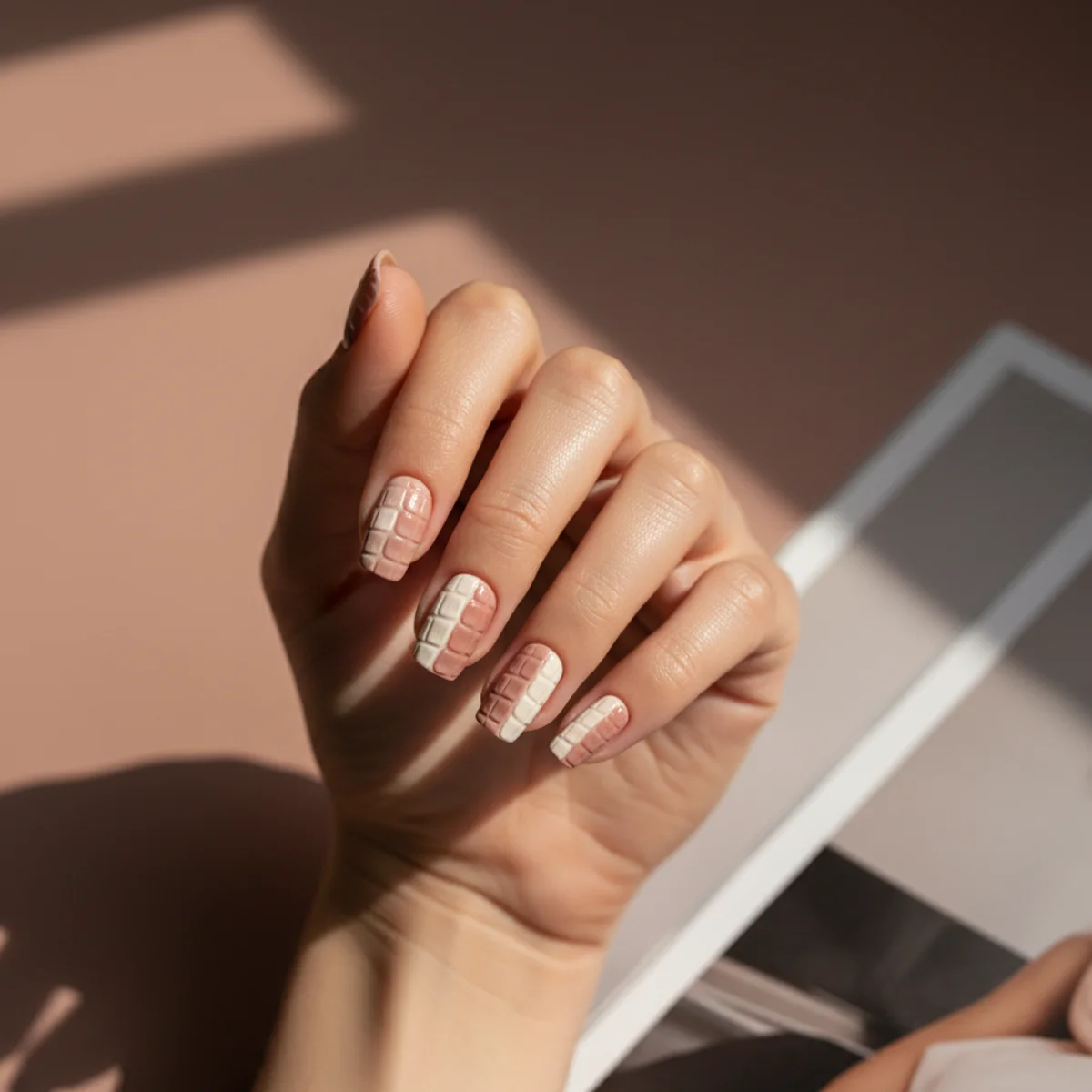Coquette Bow With Ribbon Tail — seasonal nail design ideas