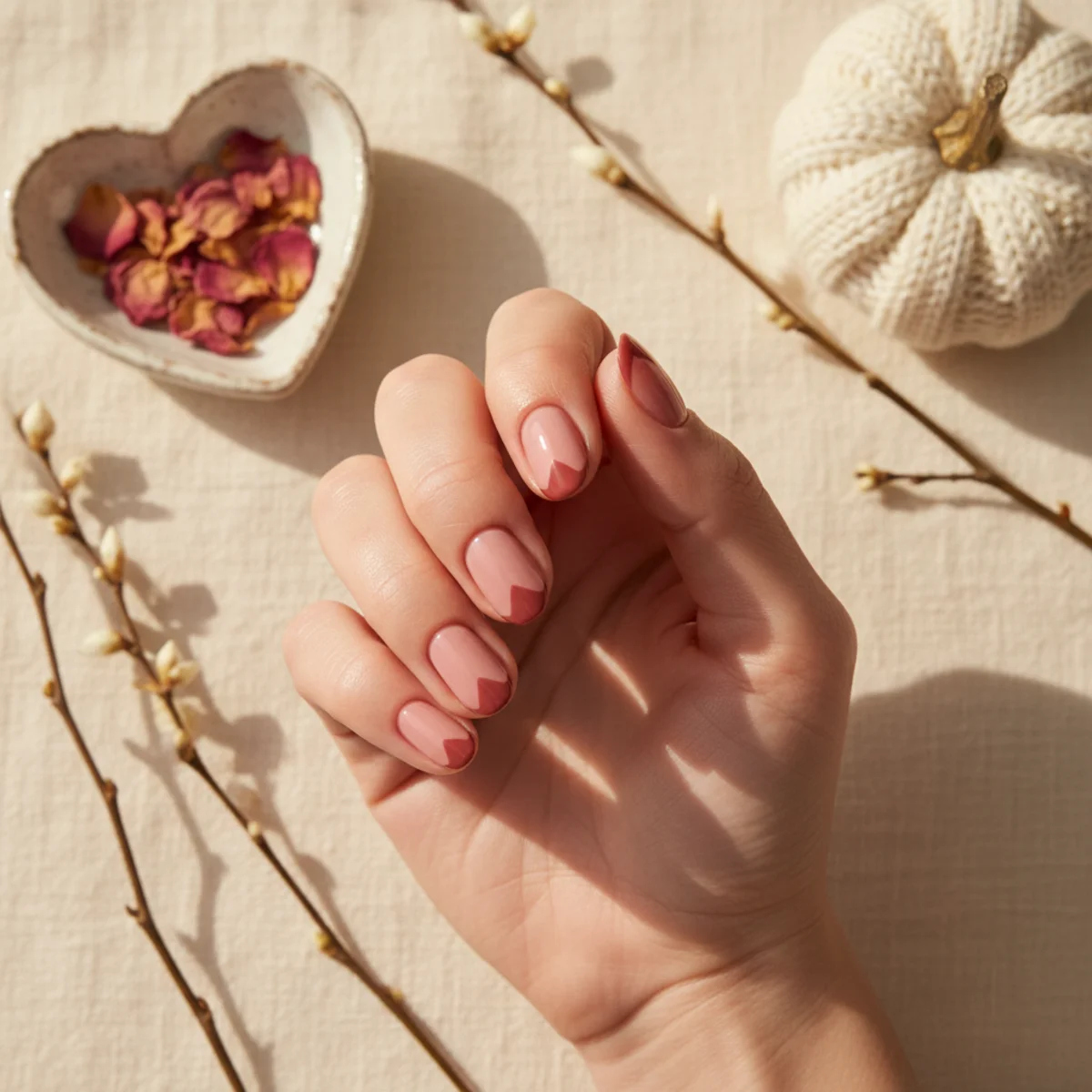 Sheer Tortoise Shell — seasonal nail design ideas