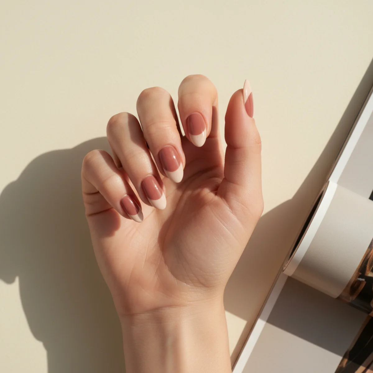 Lace French Tip — seasonal nail design ideas