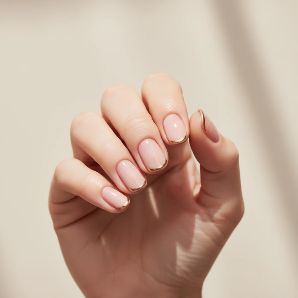 Three-Tone Vertical Stripe — seasonal nail design ideas