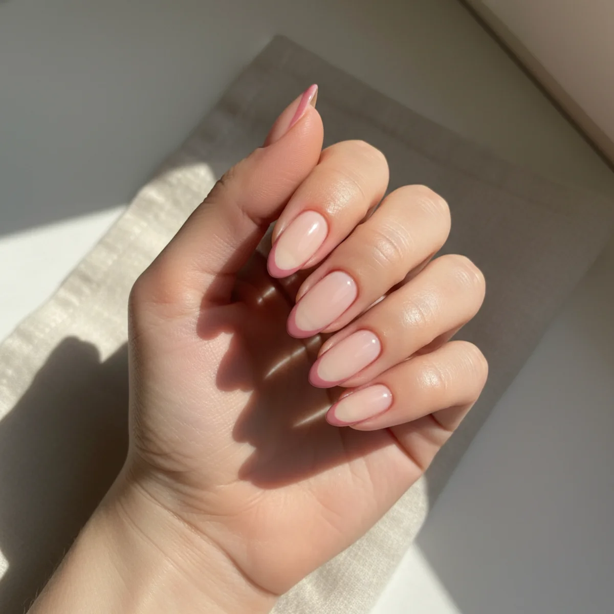 Cloud Painted Over Chrome — seasonal nail design ideas
