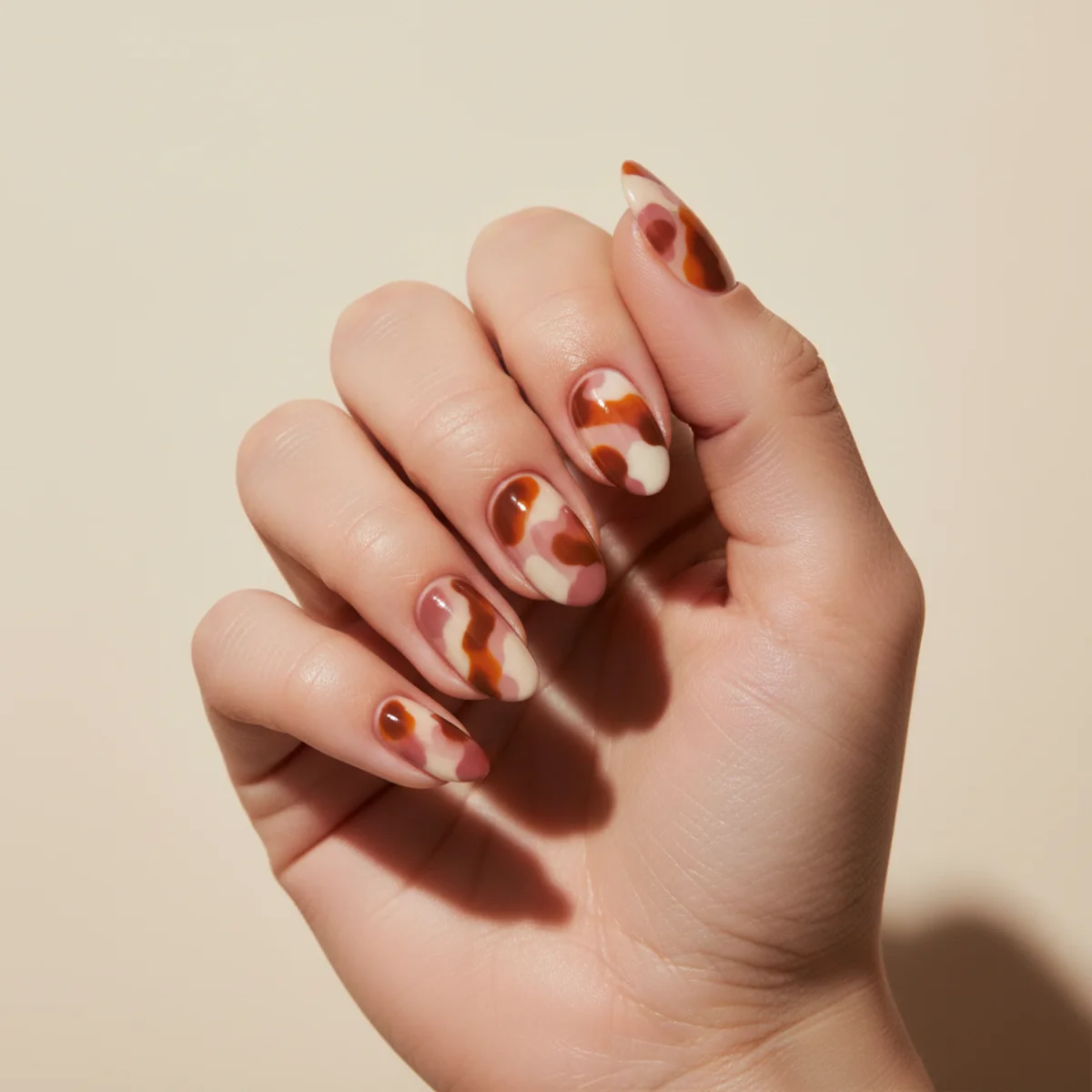 Velvet Magnetic Burgundy — seasonal nail design ideas